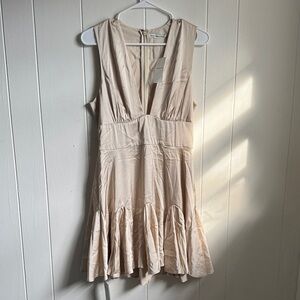 Abercrombie & Fitch Emerson bubble hem satin mini dress Sz M